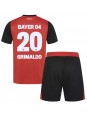 Bayer Leverkusen Alejandro Grimaldo #20 Dječji Domaci Dres kompleti 2024-25 Kratak Rukavima (+ kratke hlače)